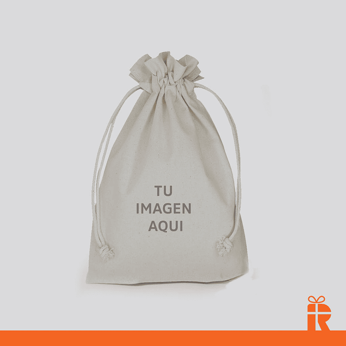 Pack saco algodón 20x29cm personalizado 1
