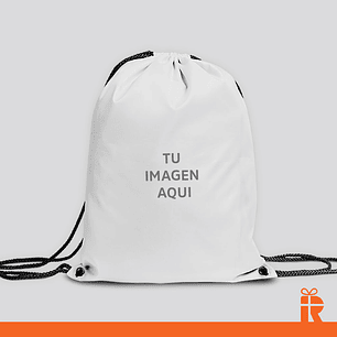 Morral clásico blanco personalizado
