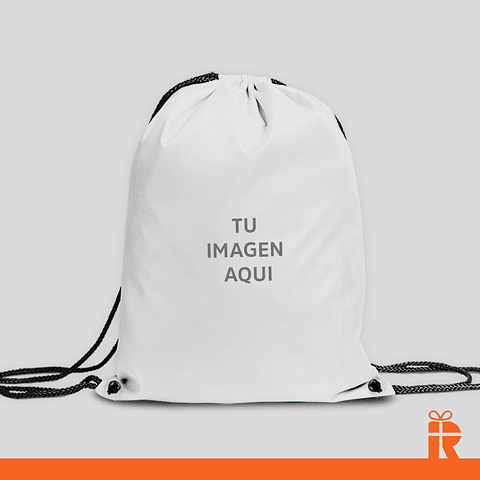 Morral clásico blanco personalizado