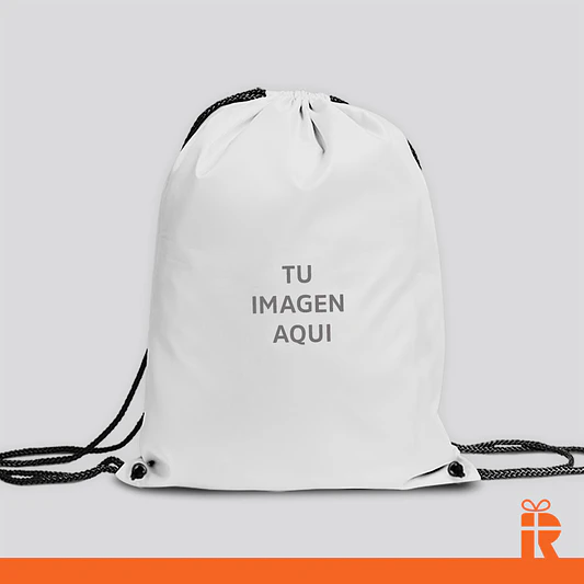 Morral clásico blanco personalizado 1