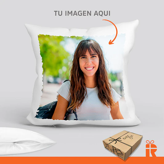 Cojín 40x40cm personalizado  3