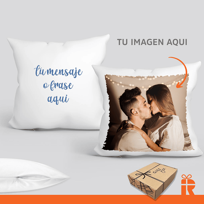 Cojín 40x40cm personalizado  4