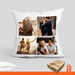 Cojín diseño collage 4 fotos personalizadas - Miniatura 2