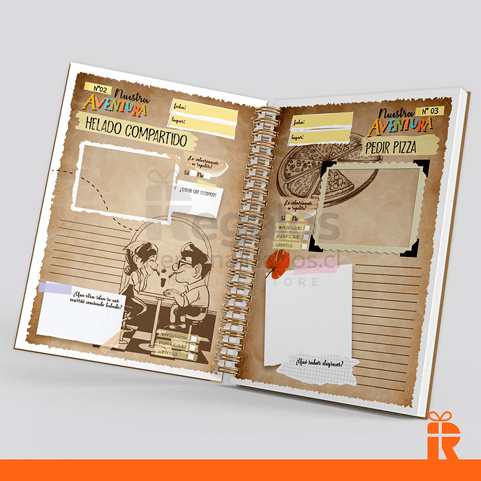 Nuestras 100 aventuras junt@s, portadas personalizadas 3