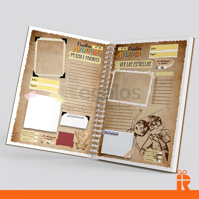 Nuestras 100 aventuras junt@s, portadas personalizadas 4