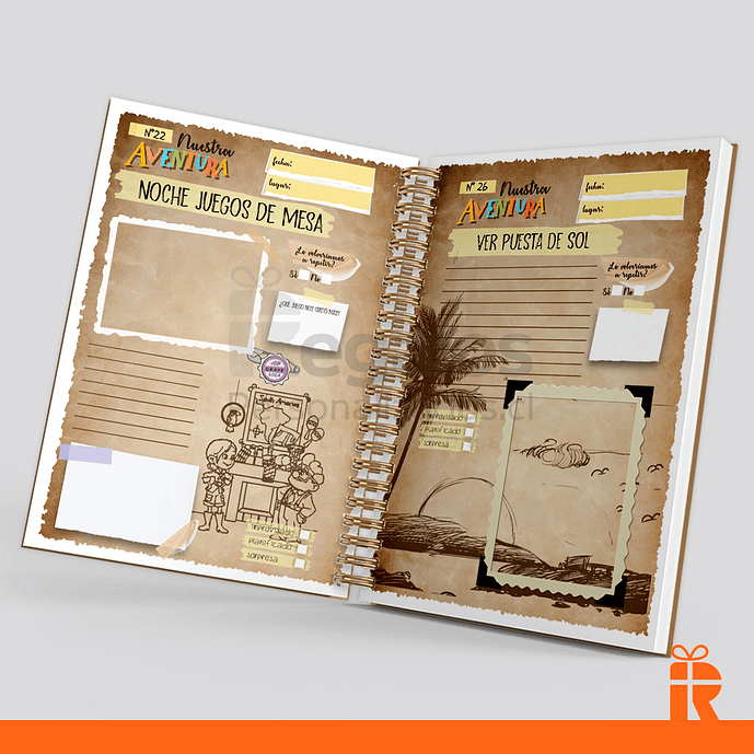 Nuestras 100 aventuras junt@s, portadas personalizadas 5