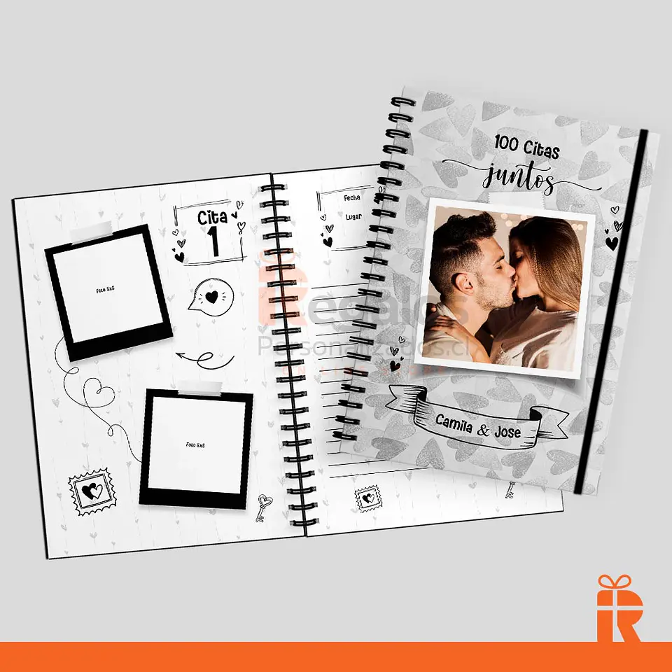 Libro 100 citas junt@s para personalizar 1