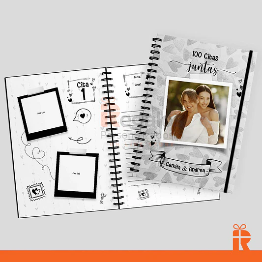 Libro 100 citas junt@s para personalizar 3