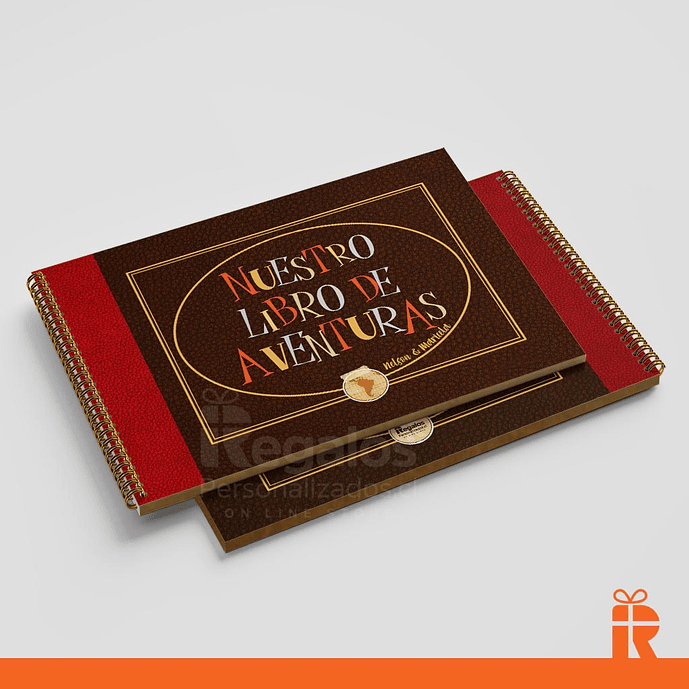 Álbum Libro de aventuras, interior hojas Kraft 2