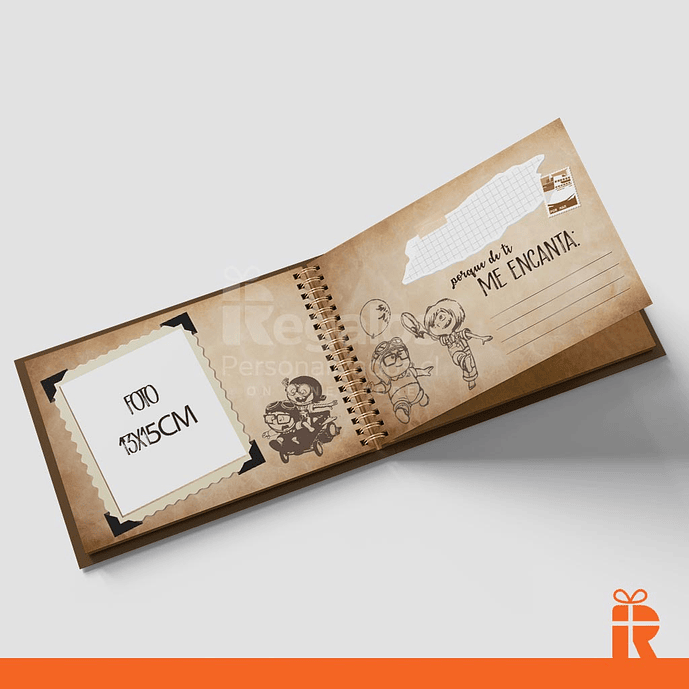 Álbum Libro de aventuras, interior diseño up 4