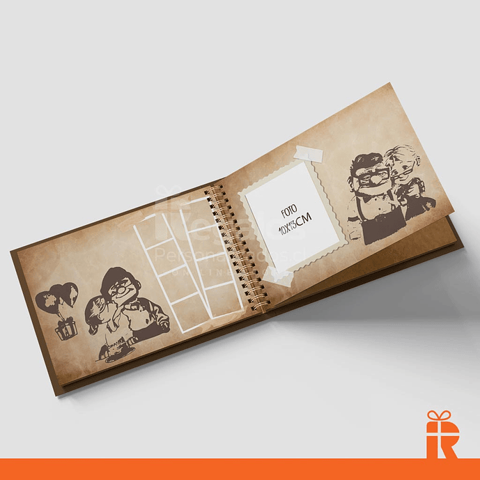 Álbum Libro de aventuras, interior diseño up 6