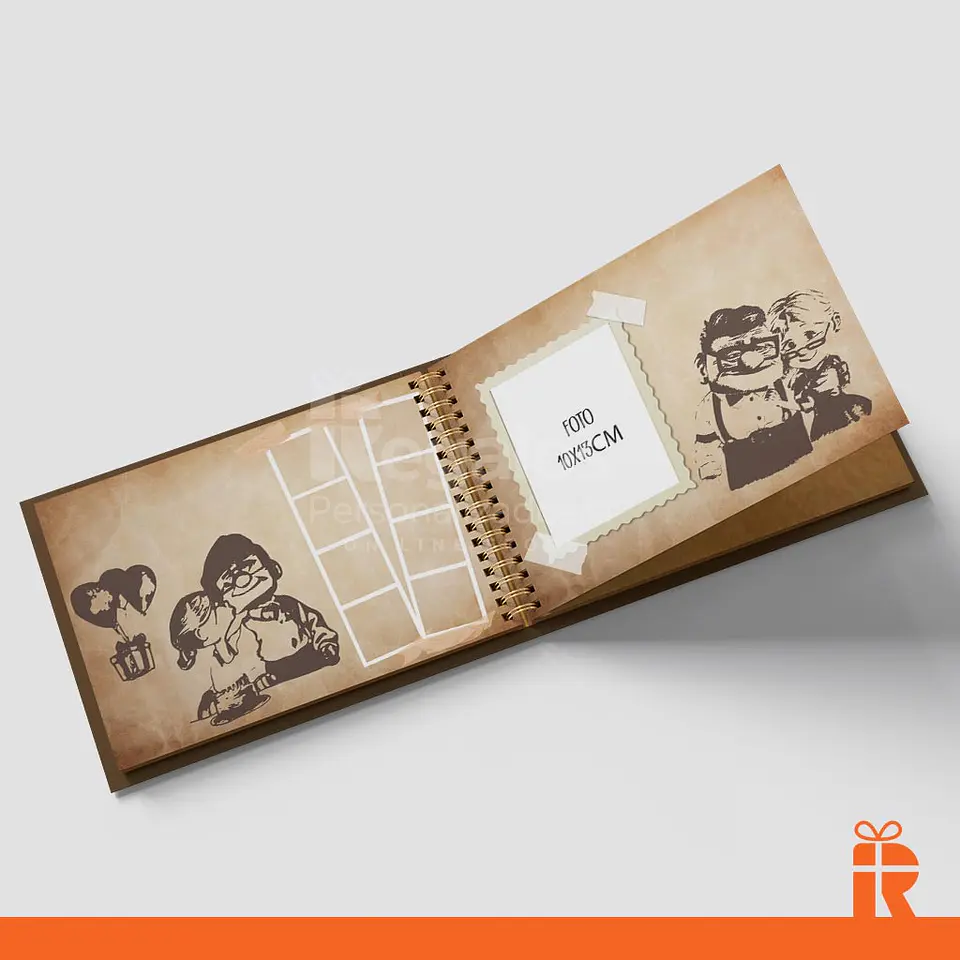 Álbum Libro de aventuras, interior diseño up 6