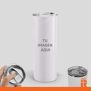 Vaso skinny tumbler térmico personalizado