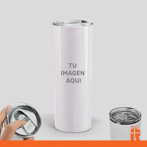 Vaso skinny tumbler térmico personalizado