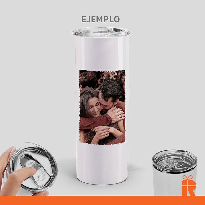 Vaso skinny tumbler térmico personalizado 2