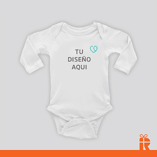 Body 9-12m manga larga personalizado