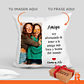 Cojín diseño amig@s personalizado - Miniatura 3