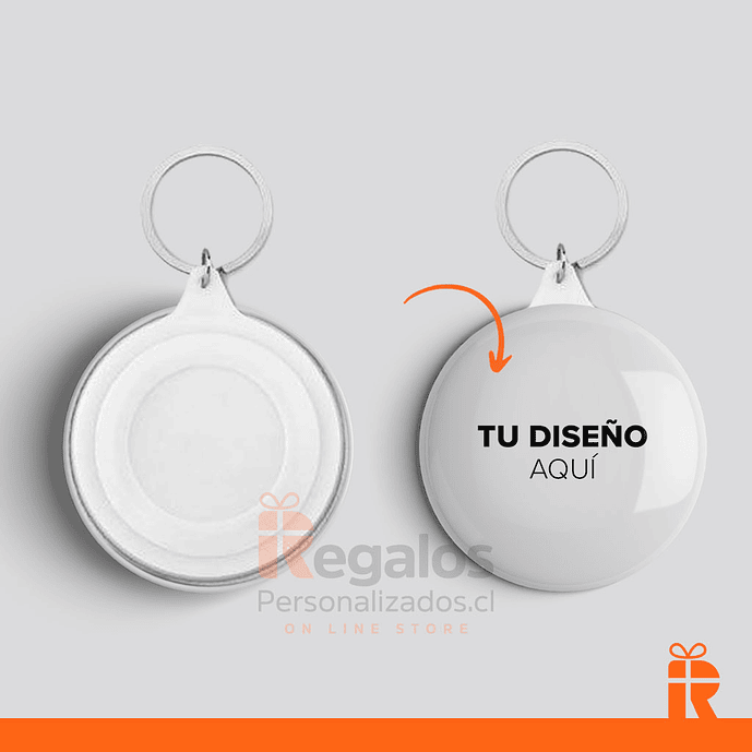 Chapita llavero 58mm personalizado  1