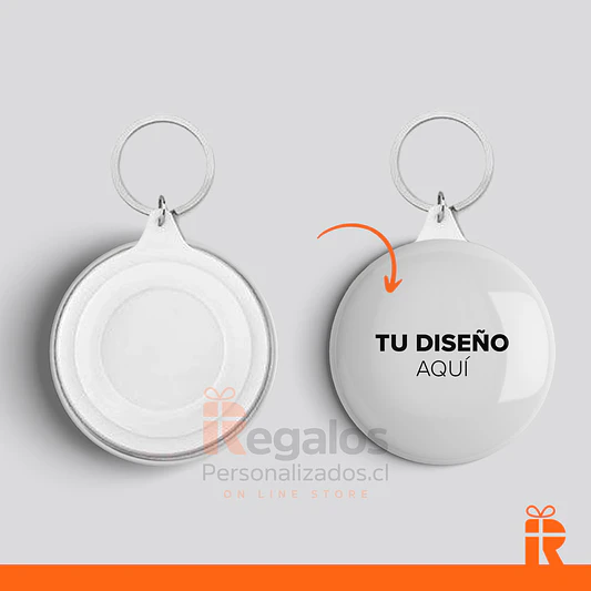 Chapita llavero 58mm personalizado  1