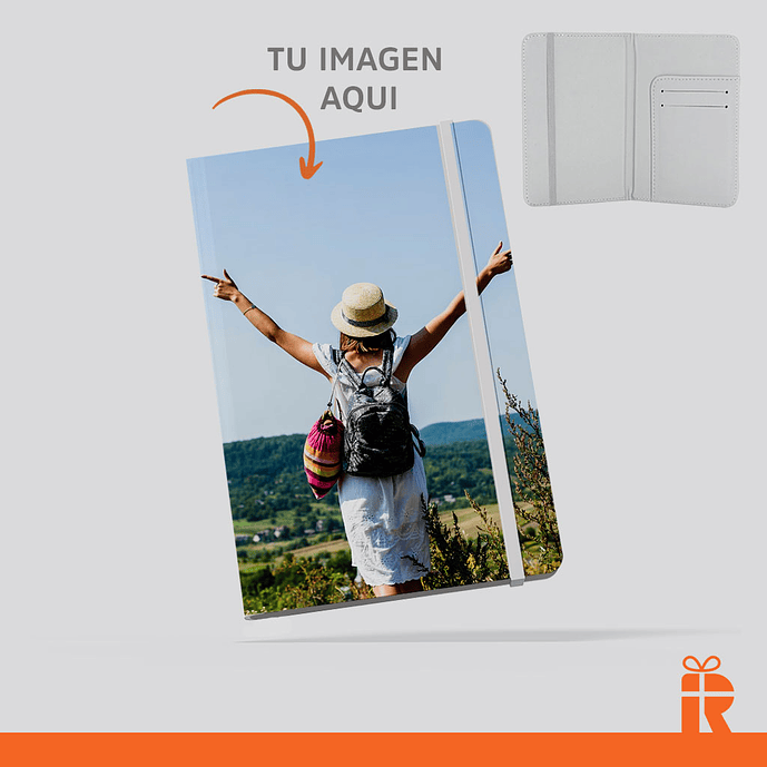 Funda porta documentos o pasaporte personalizado 1