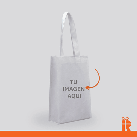 Bolsa con fuelle tnt 20x30x7  personalizada