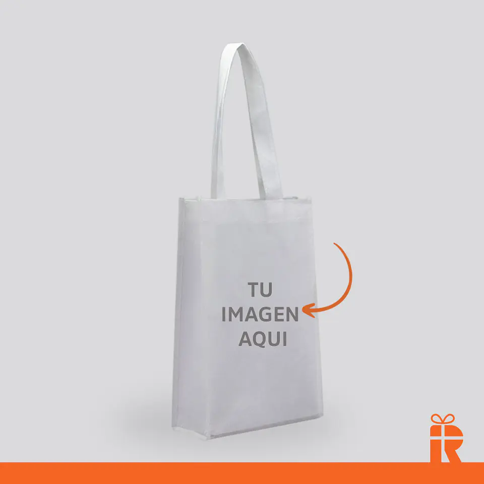 Bolsa con fuelle tnt 20x30x7  personalizada 1