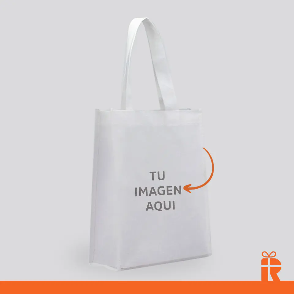 Bolsa con fuelle tnt 30x40X12 personalizada 1