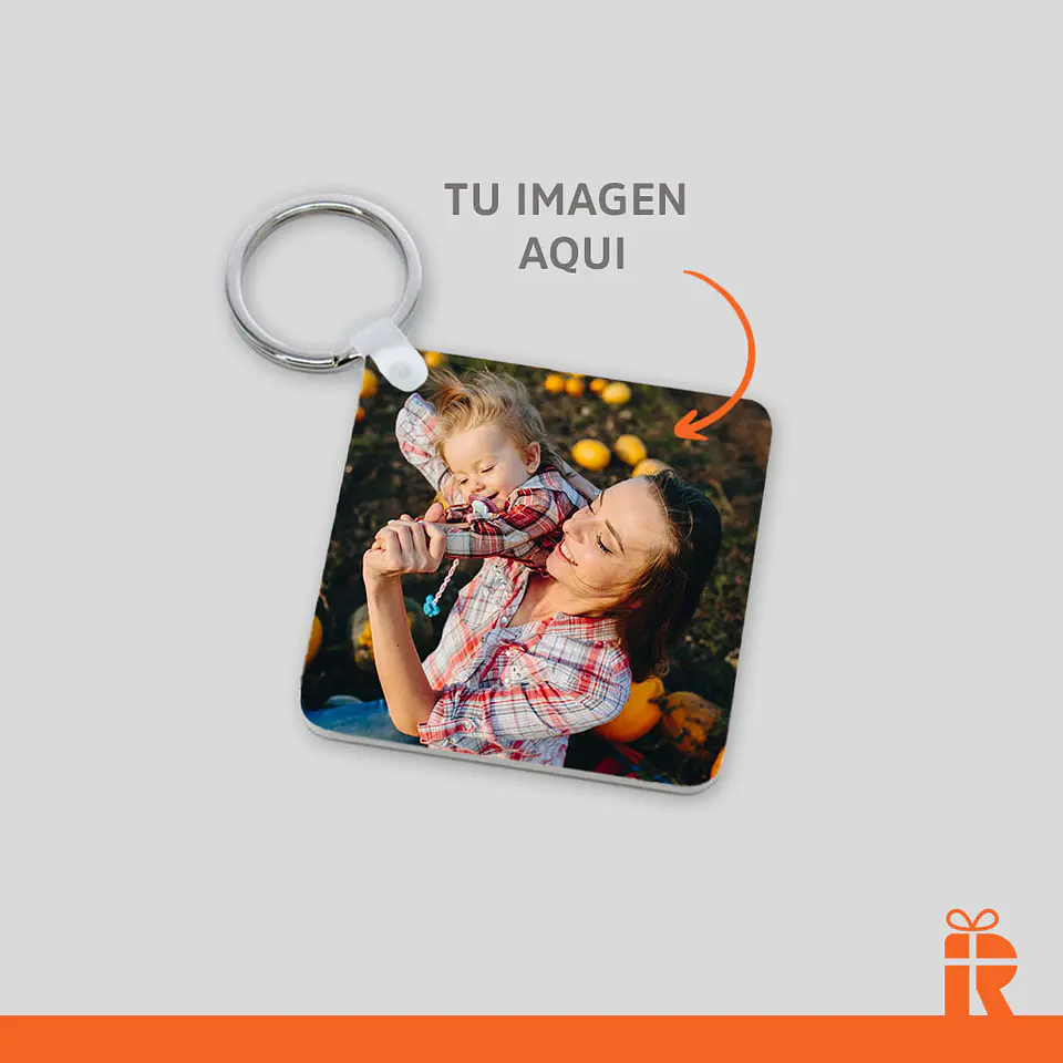 Llavero plástico rígido personalizado 1