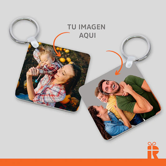 Llavero plástico rígido personalizado 2