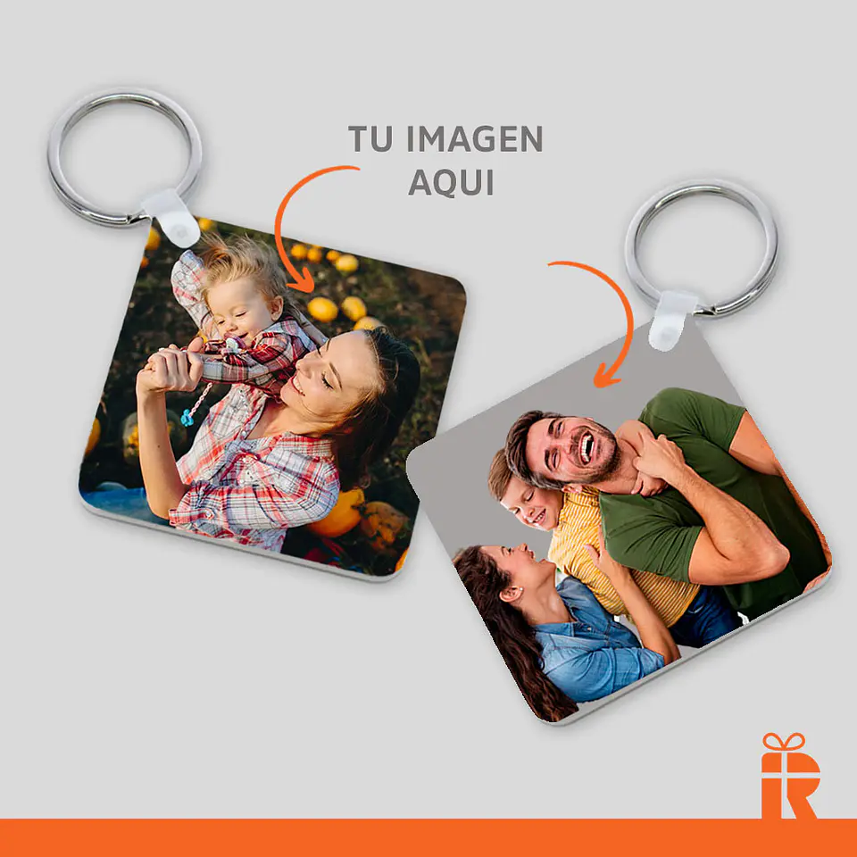 Llavero plástico rígido personalizado 2