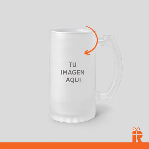 Vaso shopero empavonado personalizado