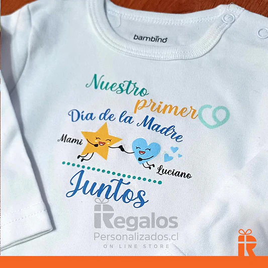 Body 9-12m manga larga personalizado 4