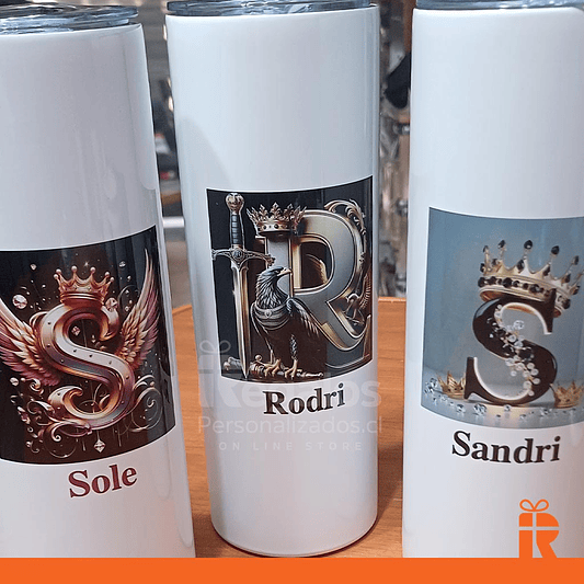 Vaso skinny tumbler térmico personalizado 5