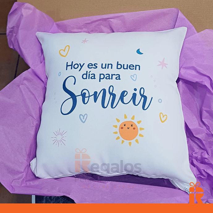Cojín 30x30 personalizado  3