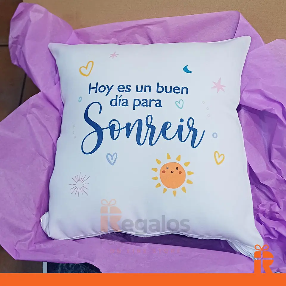 Cojín 30x30 personalizado  3