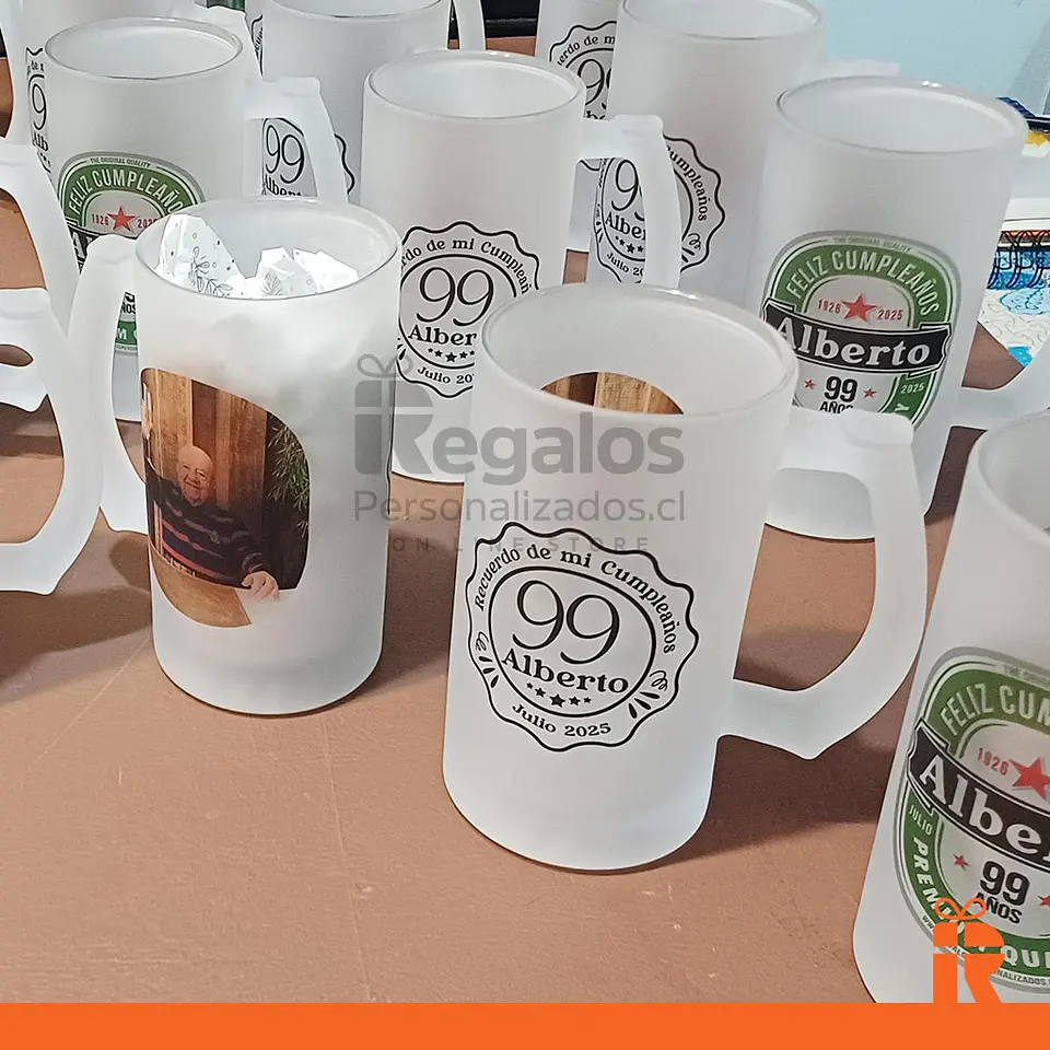Vaso shopero empavonado personalizado 4