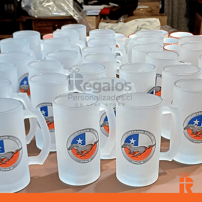 Vaso shopero empavonado personalizado 5