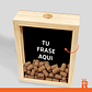 Alcancía guarda corchos 30x40cm frase personalizada - Miniatura 1