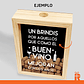 Alcancía guarda corchos 30x40cm frase personalizada - Miniatura 2