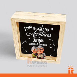 Alcancía Diseño nuestras aventuras de up