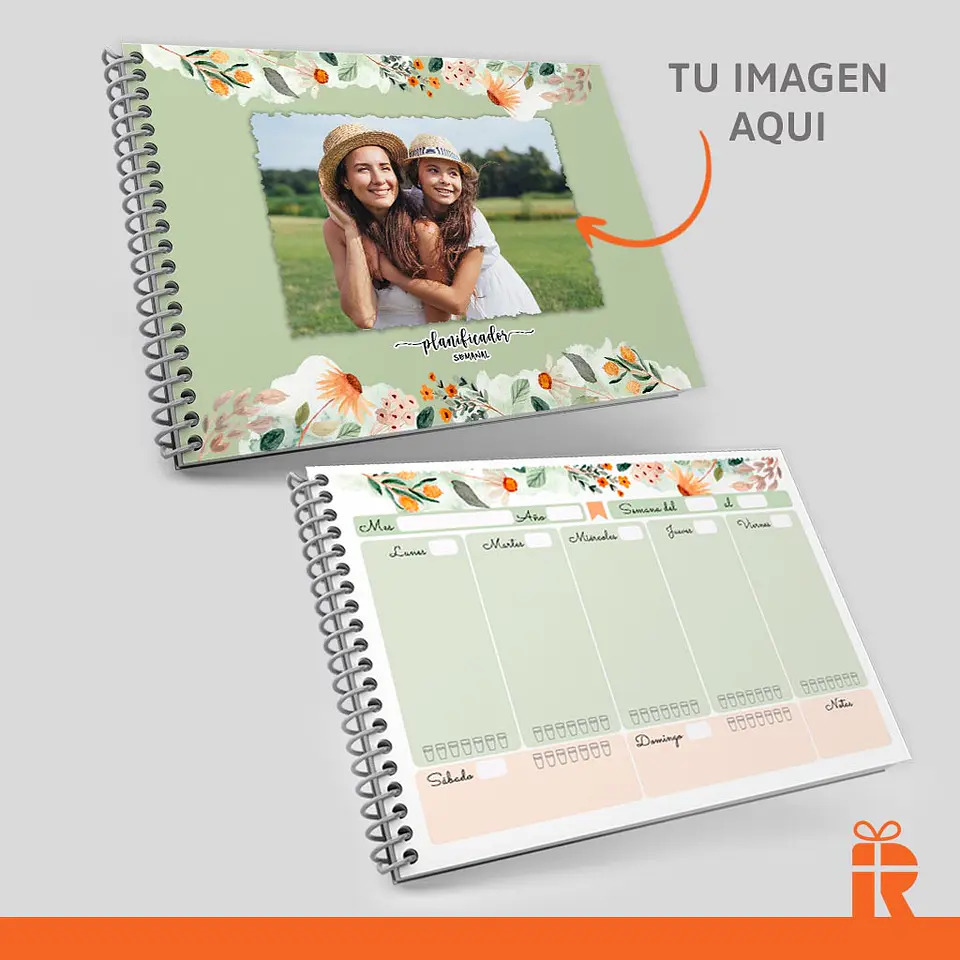 Planificador semanal foto personalizada 1