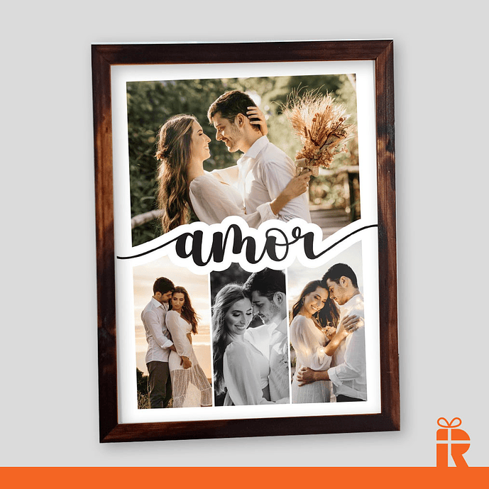 Cuadro collage amor 1