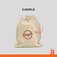 Pack Saco algodón 10x15 cm - Miniatura 3