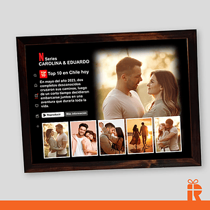 Cuadro 30x40 para colgar diseño Netflix