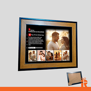 Cuadro 25x30 diseño Netflix personalizado