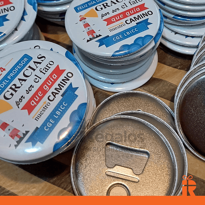 Chapita destapador magnético 58mm personalizado 4
