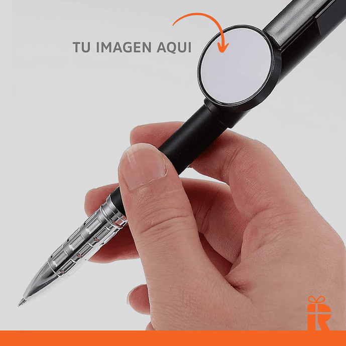Bolígrafo touchscreen negro personalizado 2