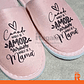 Pantuflas simples rosadas personalizadas - Miniatura 2