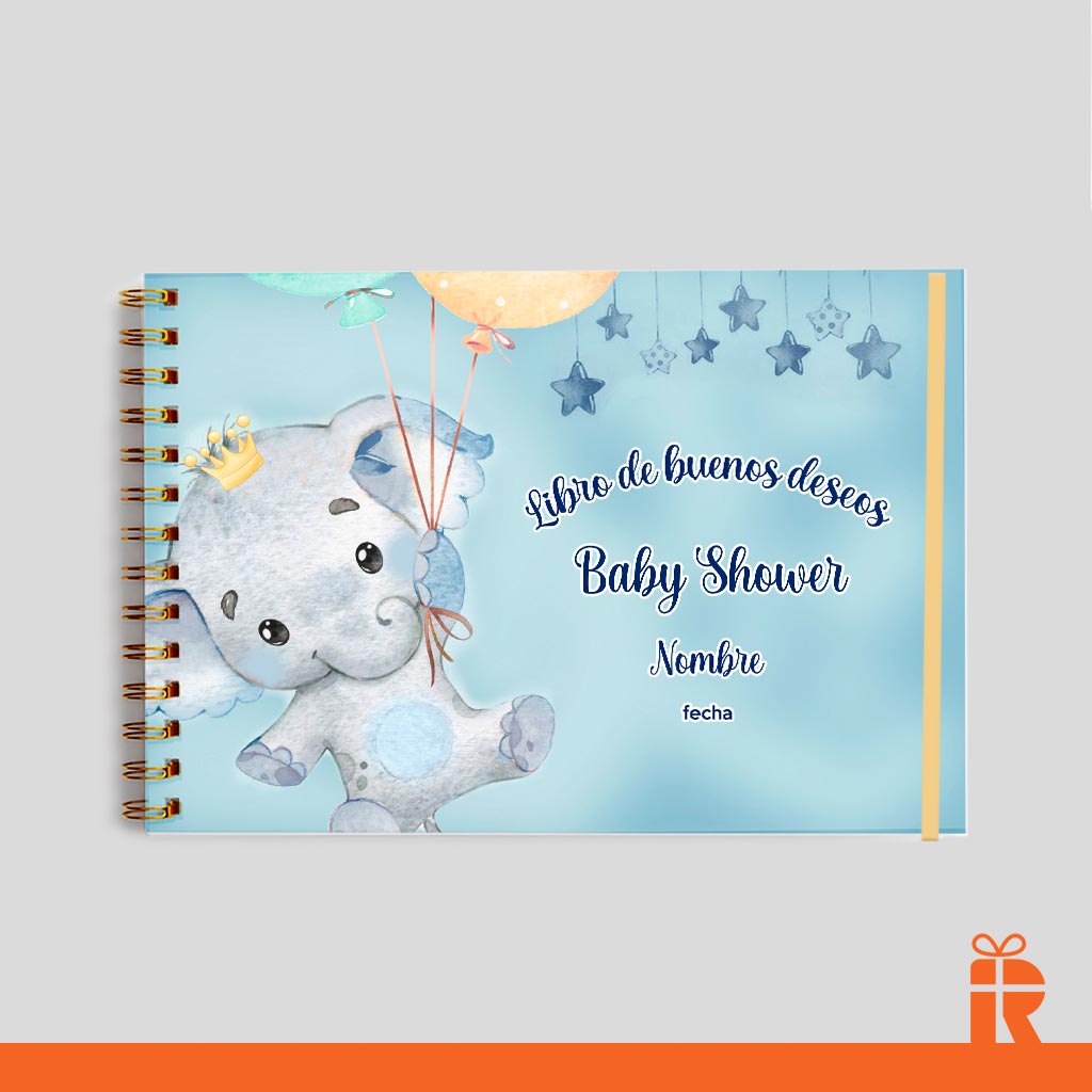 Libro buenos deseos baby shower conejin