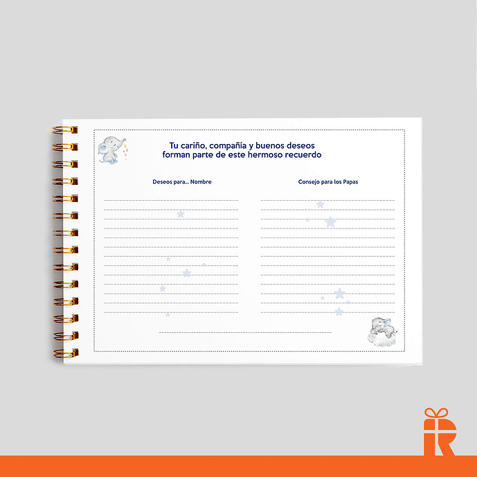 Libro buenos deseos Baby Shower 3